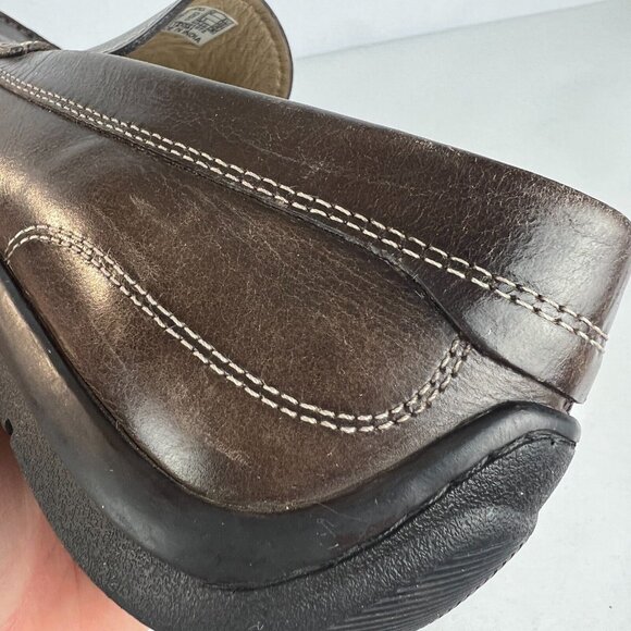 ECCO 43 Loafer Shoes Mens‎ 9 Brown Leather Classic Moc Casual Comfort Slip On main image 11